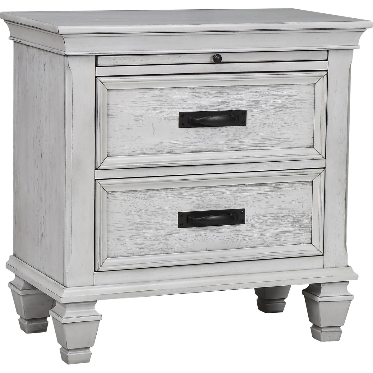 Franco Panel or Storage Bed & Bedroom Sets - 2-Drawer Nightstand