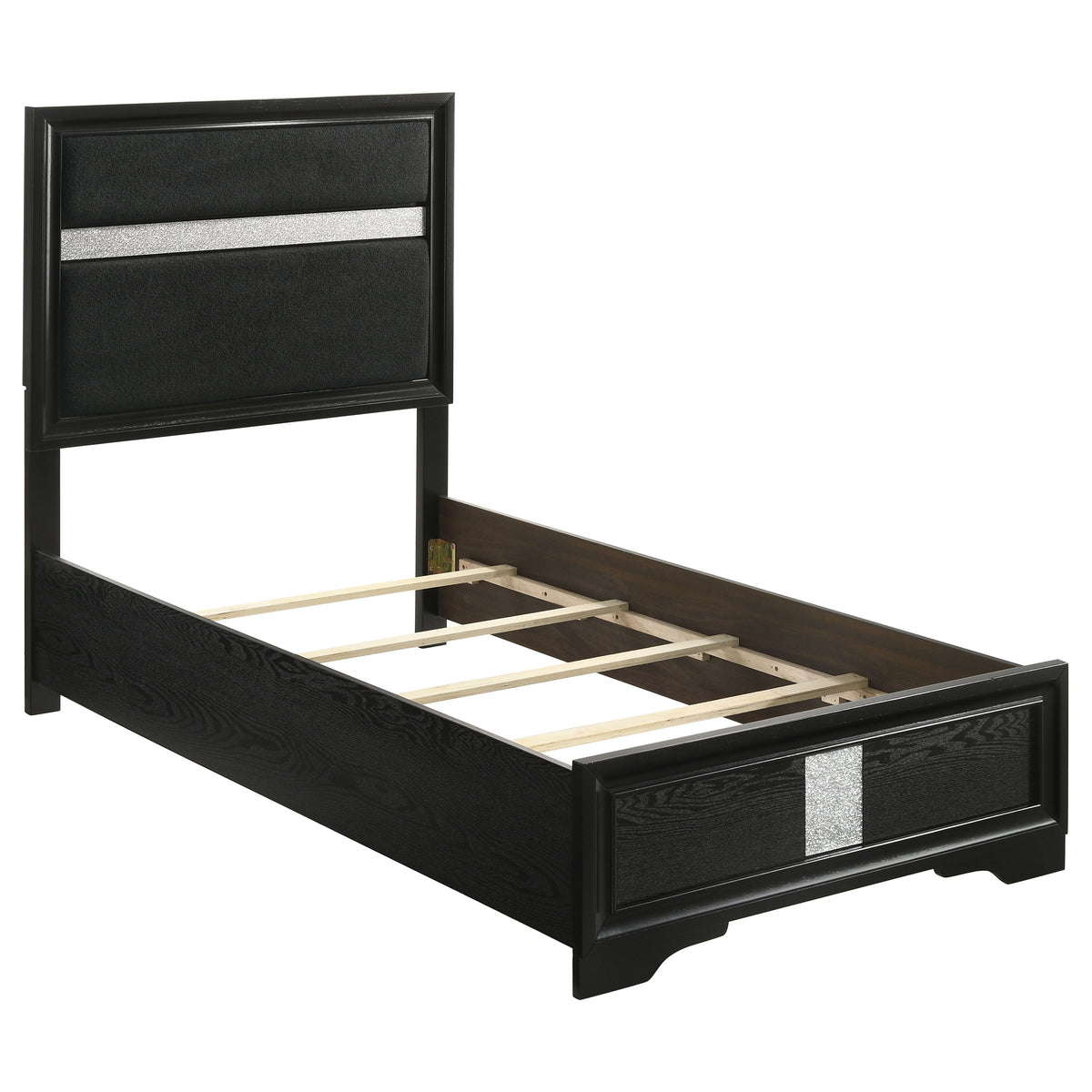 Miranda Upholstered Panel Bed & Bedroom Sets - Twin Upholstered Bed Only