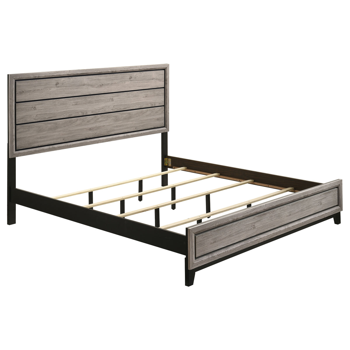 Watson Groove-Detailed Panel Bed & Bedroom Sets - Eastern King, Bed Only