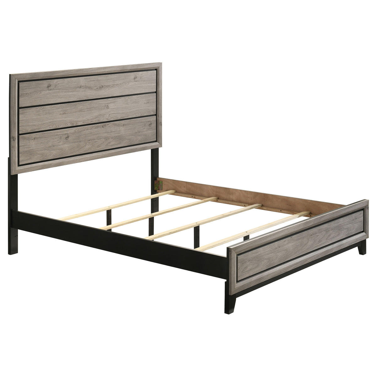 Watson Groove-Detailed Panel Bed & Bedroom Sets - Queen, Bed Only