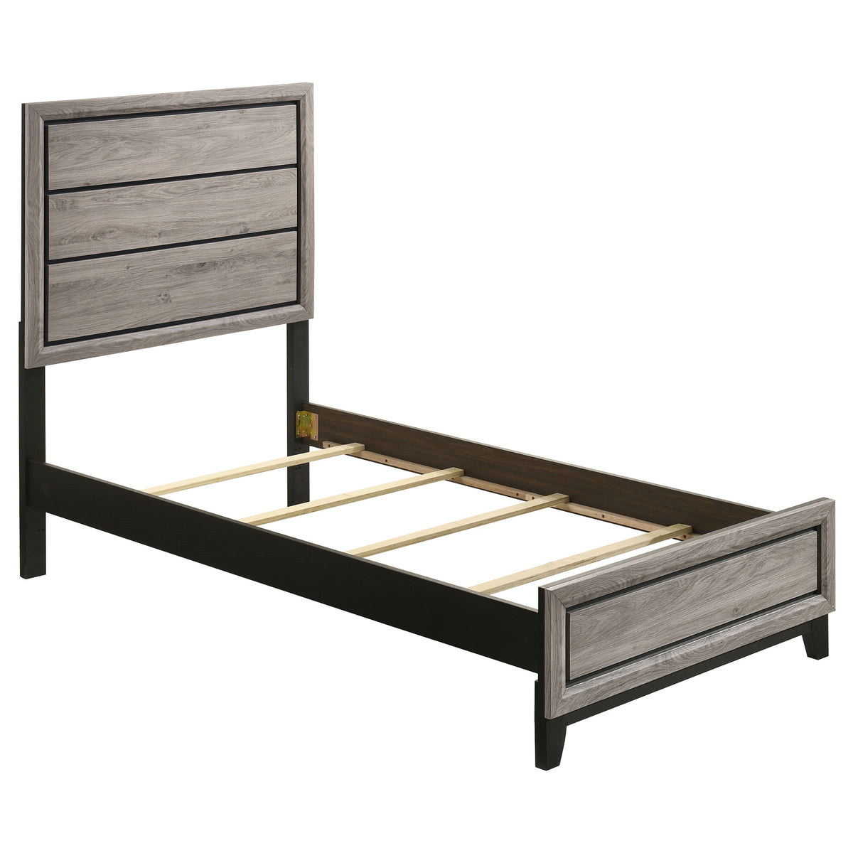 Watson Groove-Detailed Panel Bed & Bedroom Sets - Twin, Bed Only