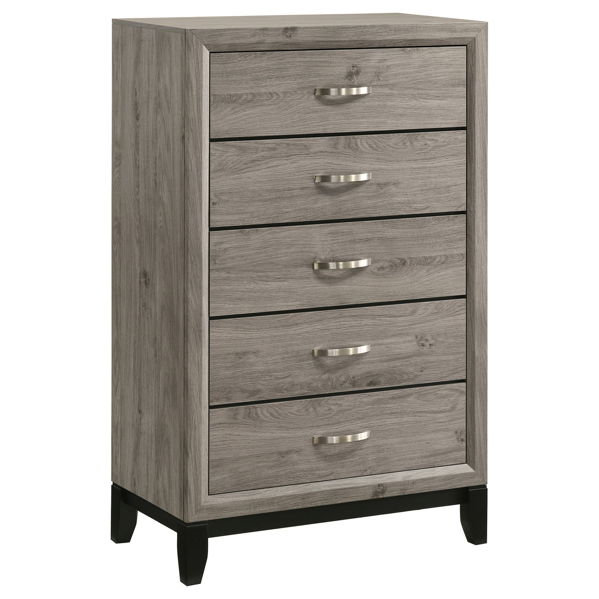 Watson Groove-Detailed Panel Bed & Bedroom Sets - 5-Drawer Chest