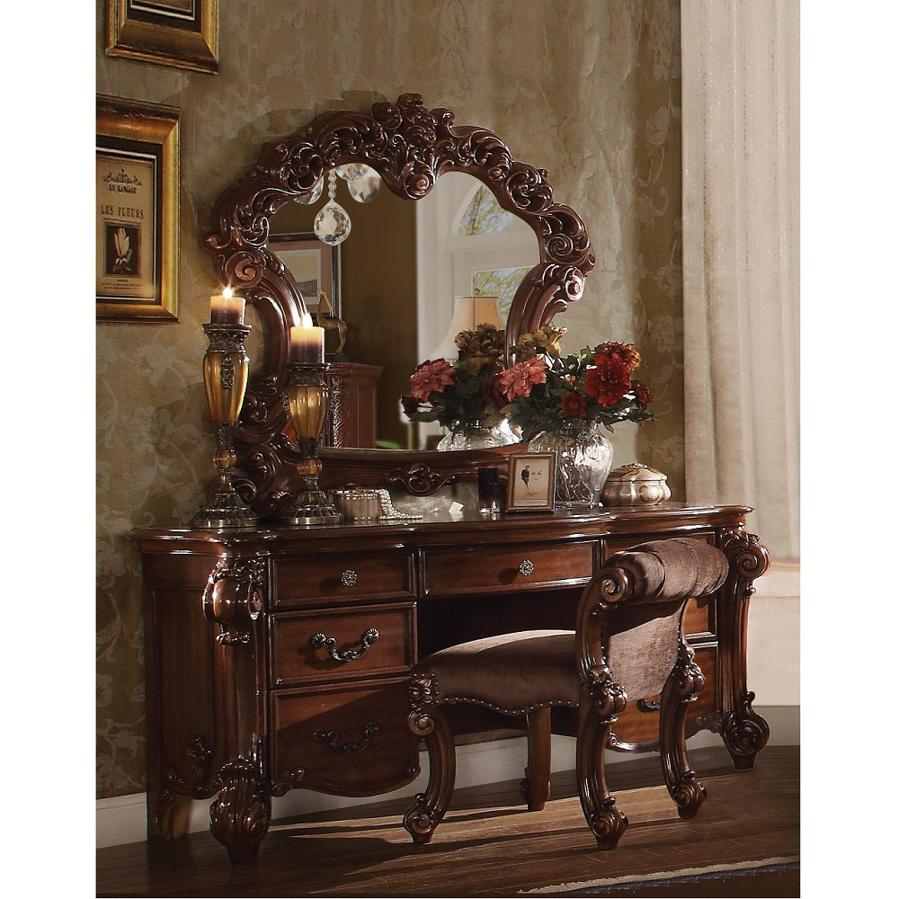 Vendome Arched Mirror & Vanity Stool
