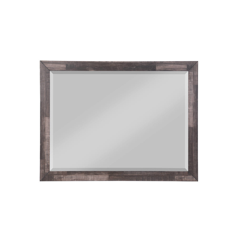 Juniper Butcher Block Wall Mirror