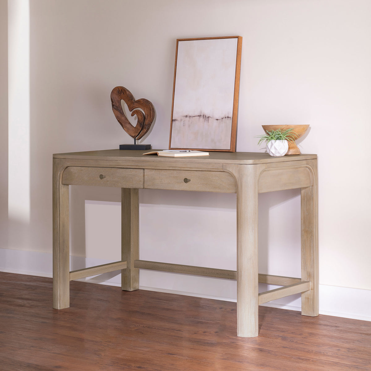 Solano Canopy or Panel Bed & Bedroom Sets - Sculpted Coastal Design in Weathered Mango, Queen to California King - lifestyle