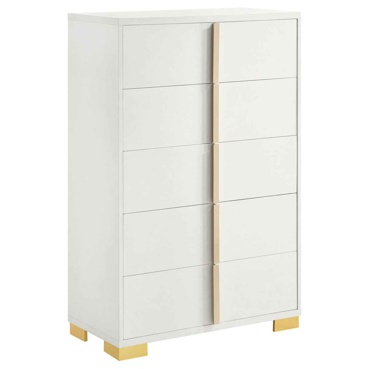 Marceline LED Panel Bed & Bedroom Sets - 5-Drawer Chest