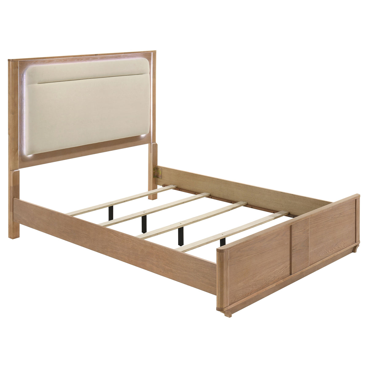 Leanne LED Panel Bed & Bedroom Sets - Queen LED Bed Only