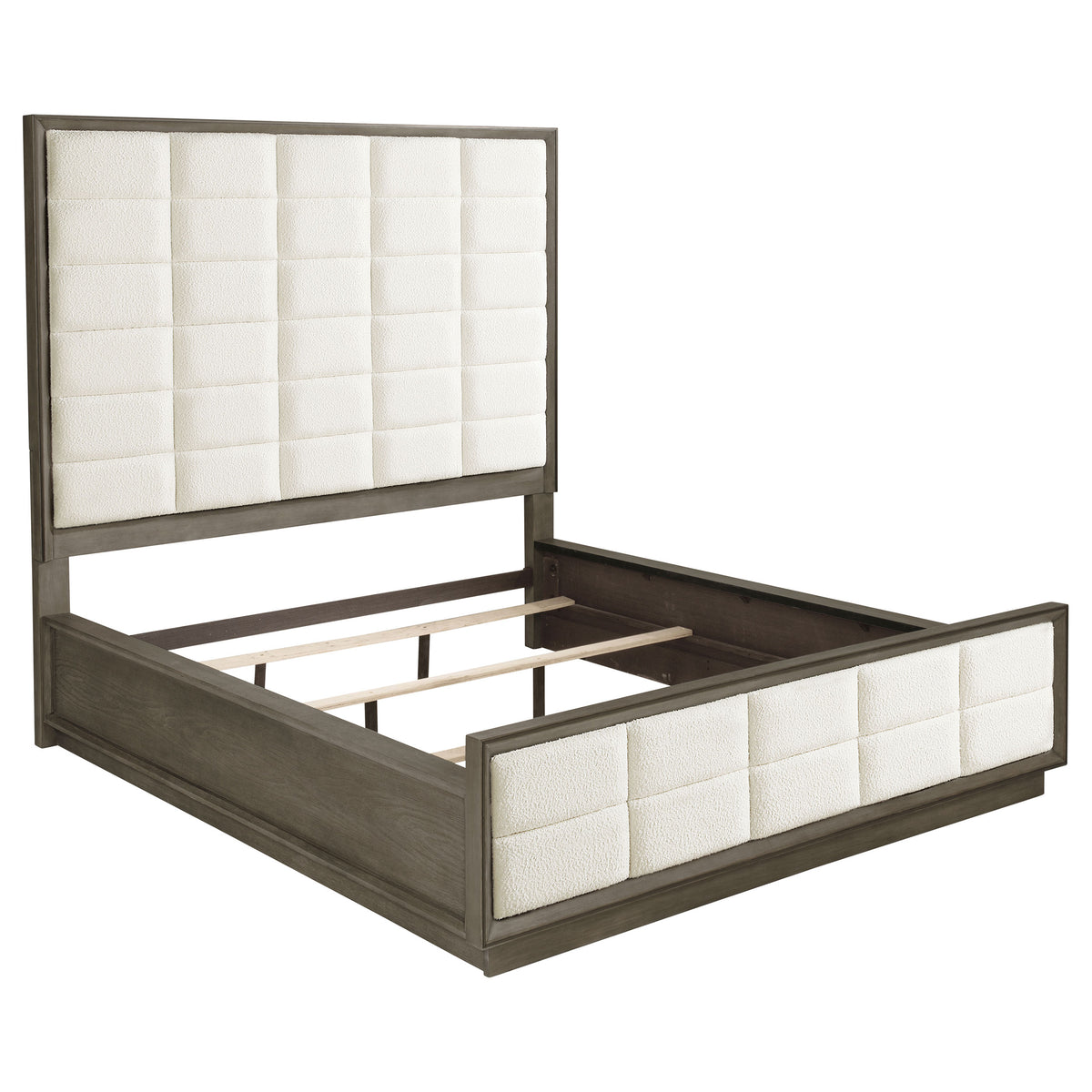 Durango Tufted Upholstered Panel Bed & Bedroom Sets - California King Bed Only