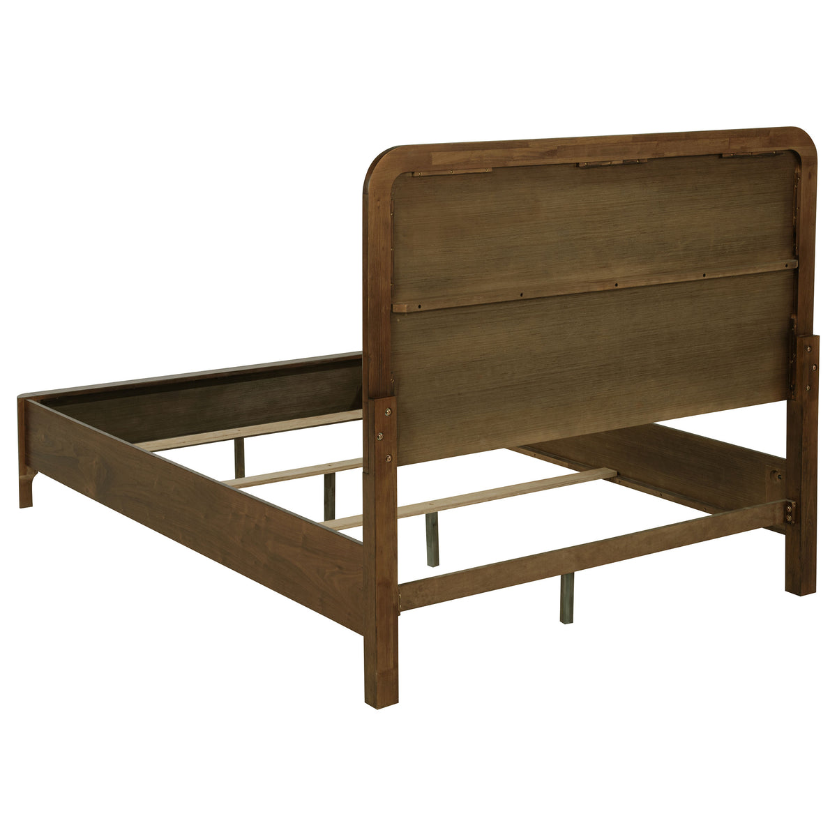 Maderia Upholstered Panel Bed & Bedroom Sets - Mid-Century Walnut Veneer with Felt & Cedar-Lined Drawers, Queen to California King – view 17