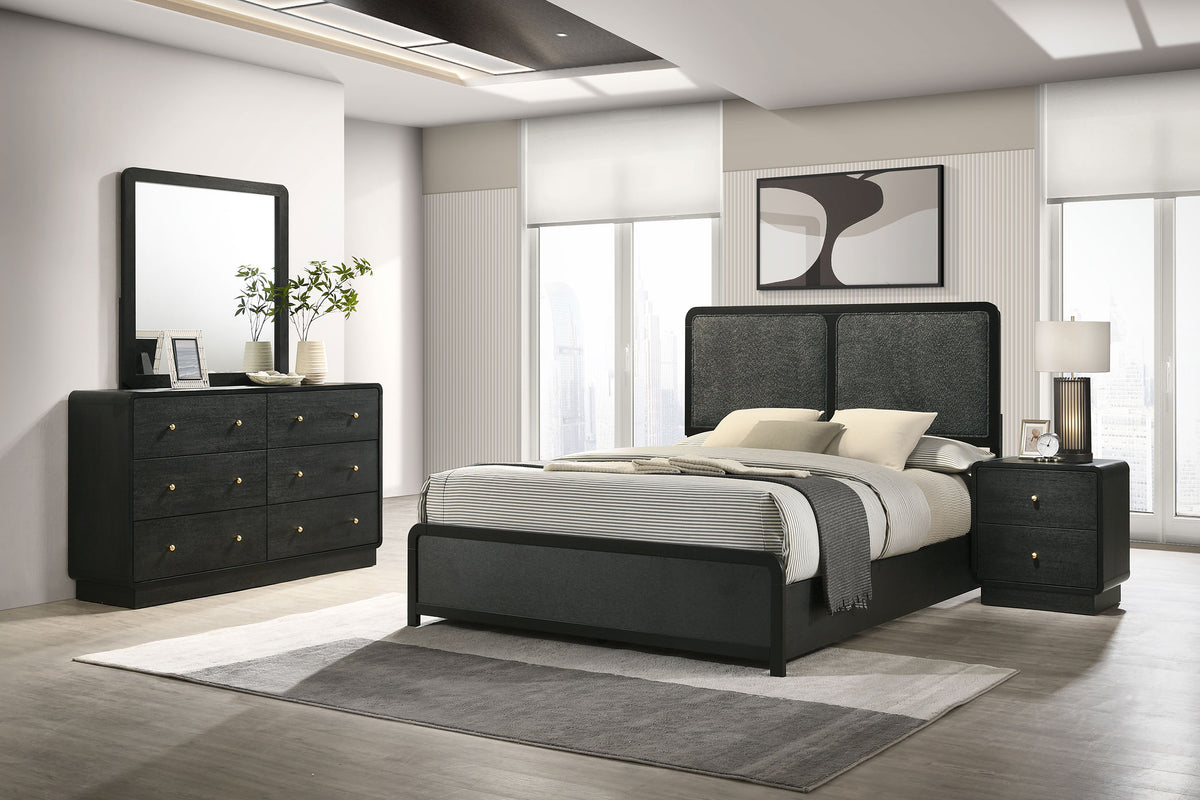 Cavelle Upholstered Panel Bed & Bedroom Sets - Queen