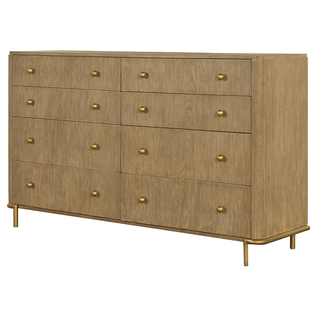 Arini Bedroom Storage & Vanity Collection - Sand Wash Dresser, Chest, Nightstand, Mirrors & Vanity Set – view 12