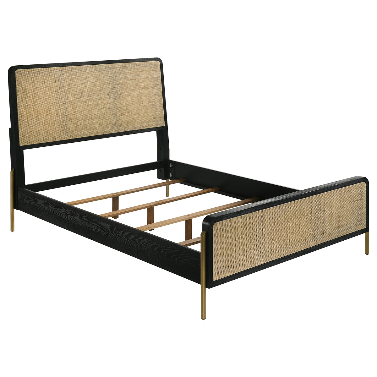 Arini Panel Bed & Bedroom Sets - Woven Cane