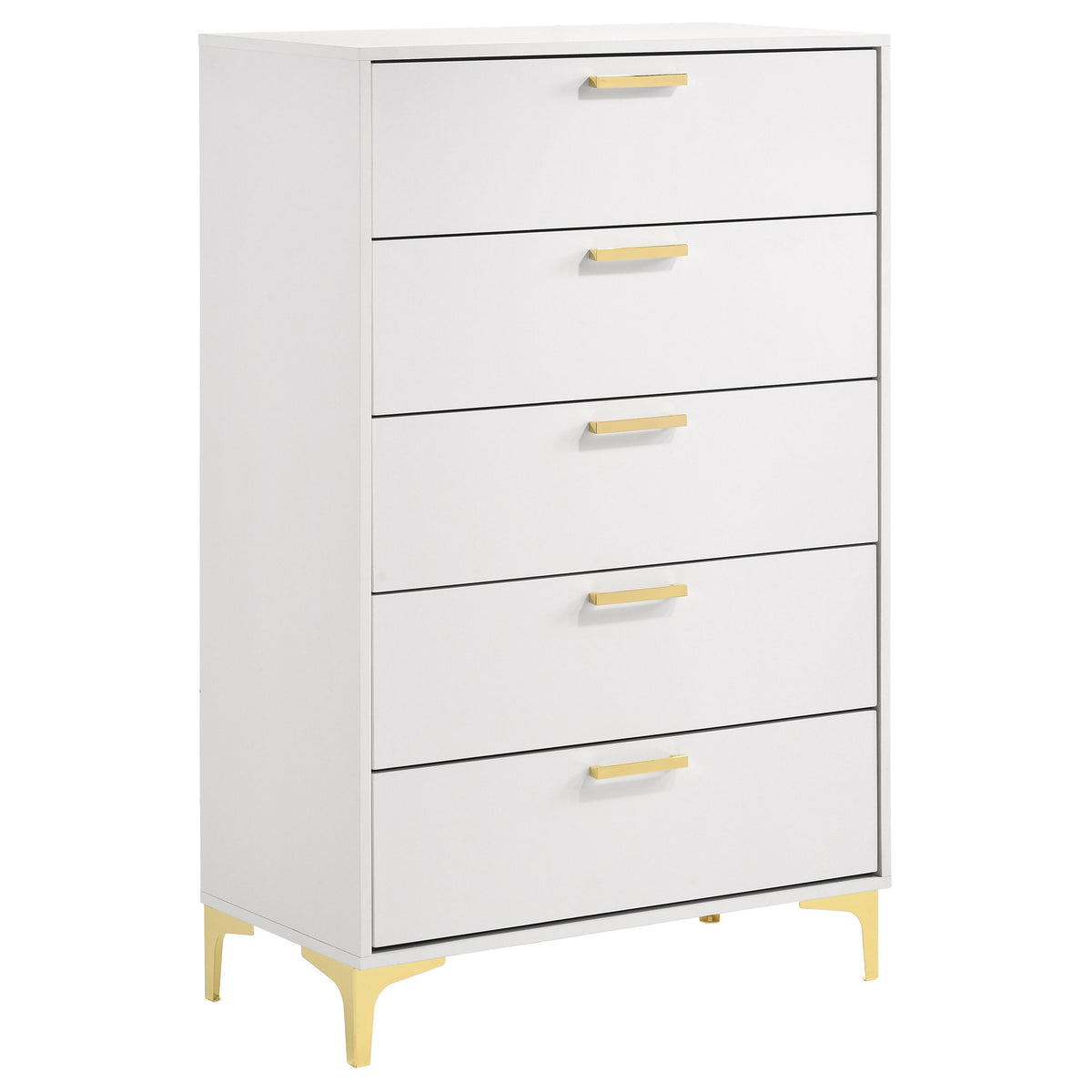 Kendall Diamond-Tufted Upholstered Bed & Bedroom Sets - 5-Drawer Chest