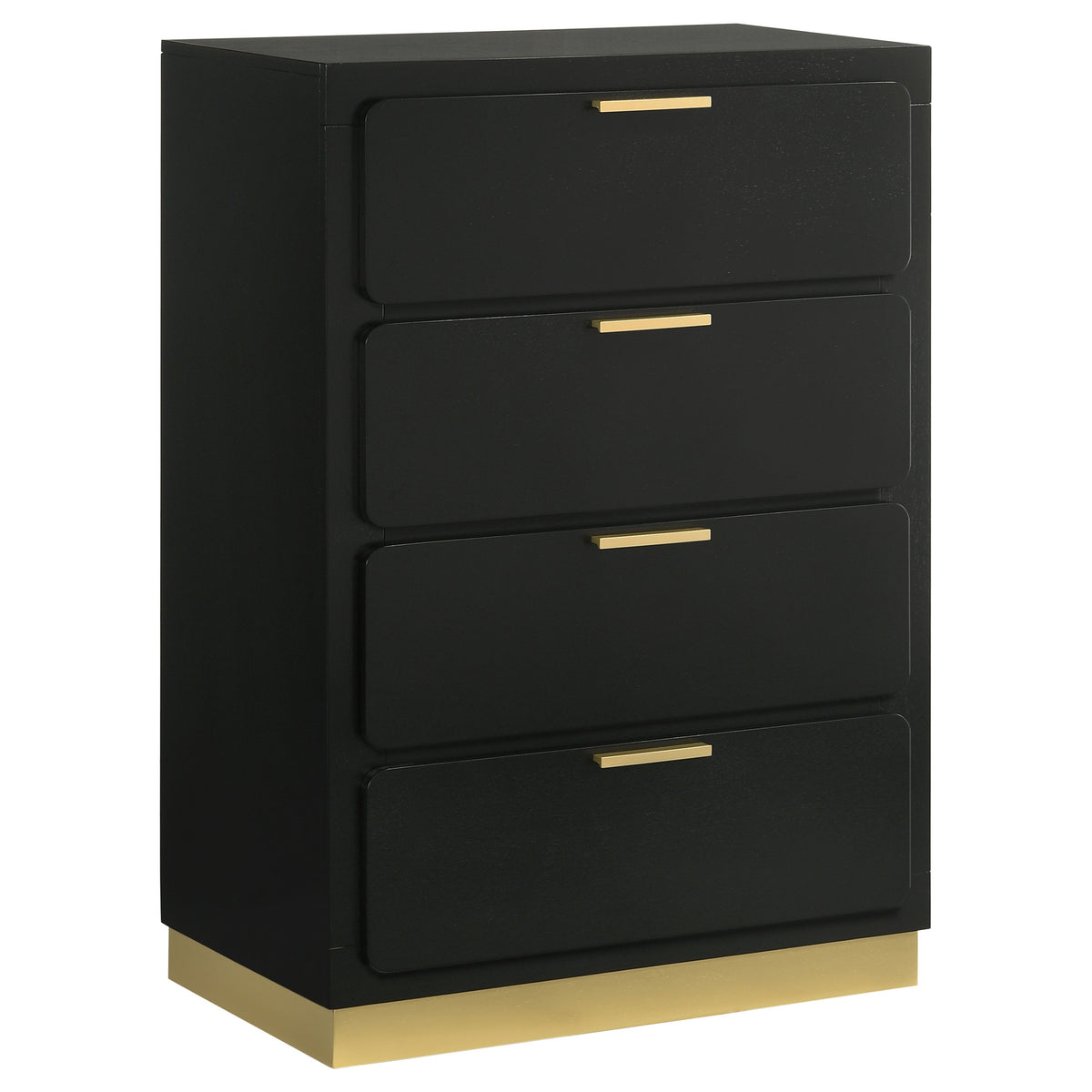 Caraway LED Panel Bed & Bedroom Sets - 4-Drawer Chest