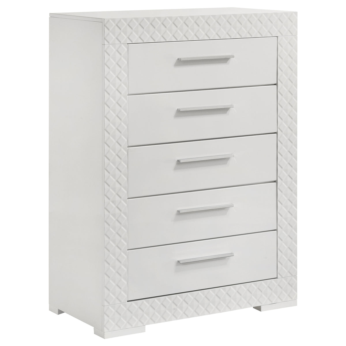 Ives LED Panel Bed & Bedroom Sets - 5-Drawer Chest