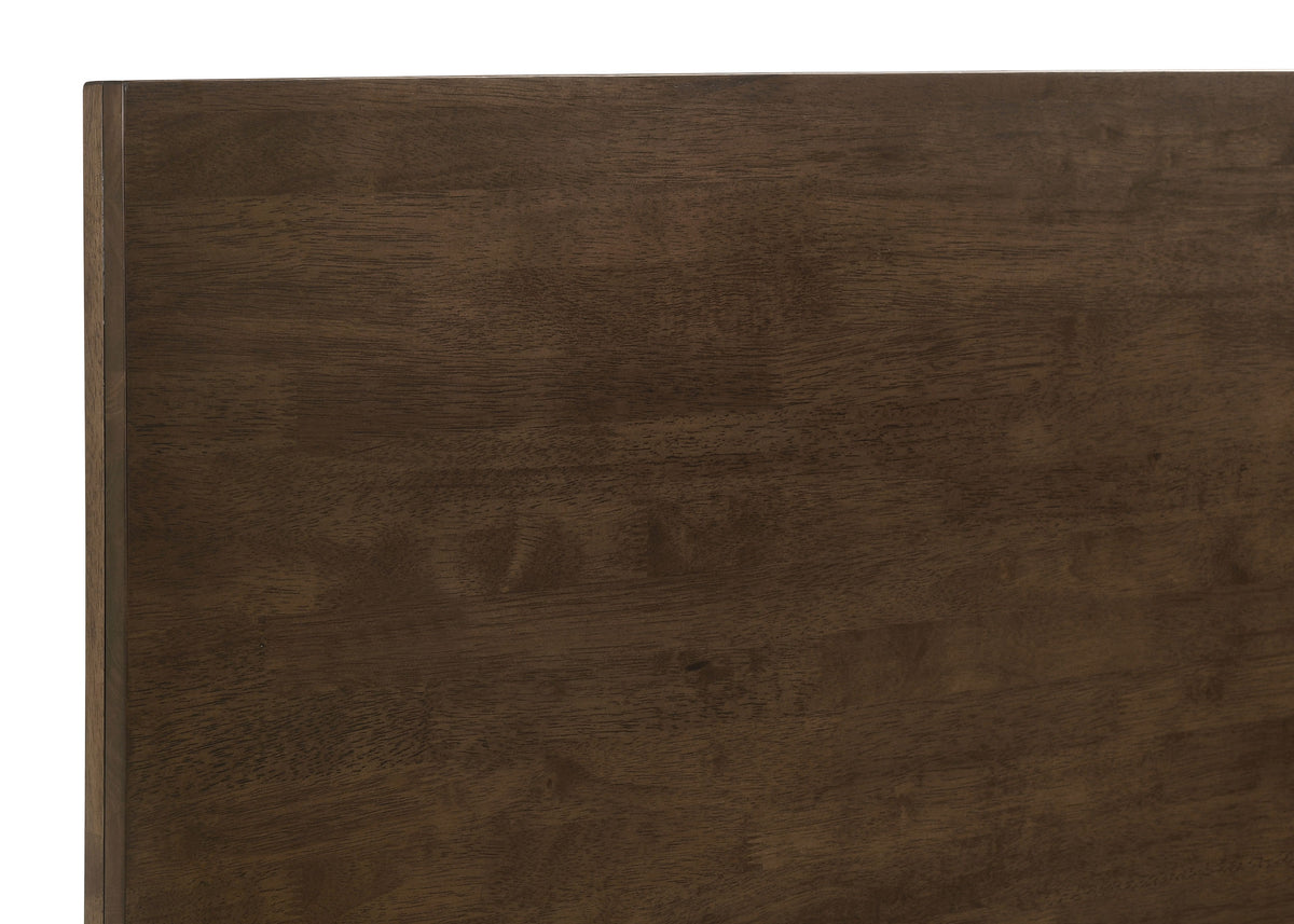 Glenwood Platform Panel Bed & Bedroom Sets - Clean-Lined Modern Design in Warm Brown, Queen or Eastern King