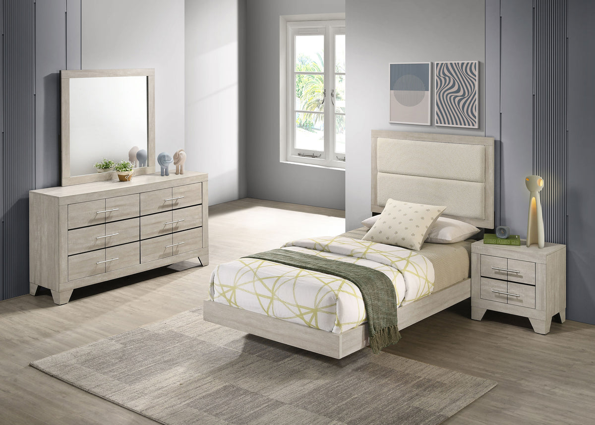 Trenton Floating Panel Bed & Bedroom Sets - Twin
