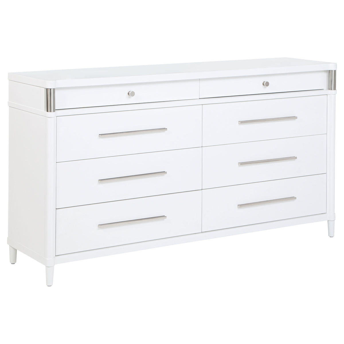Gracemont Upholstered Panel Bed & Bedroom Collection - 8-Drawer Dresser
