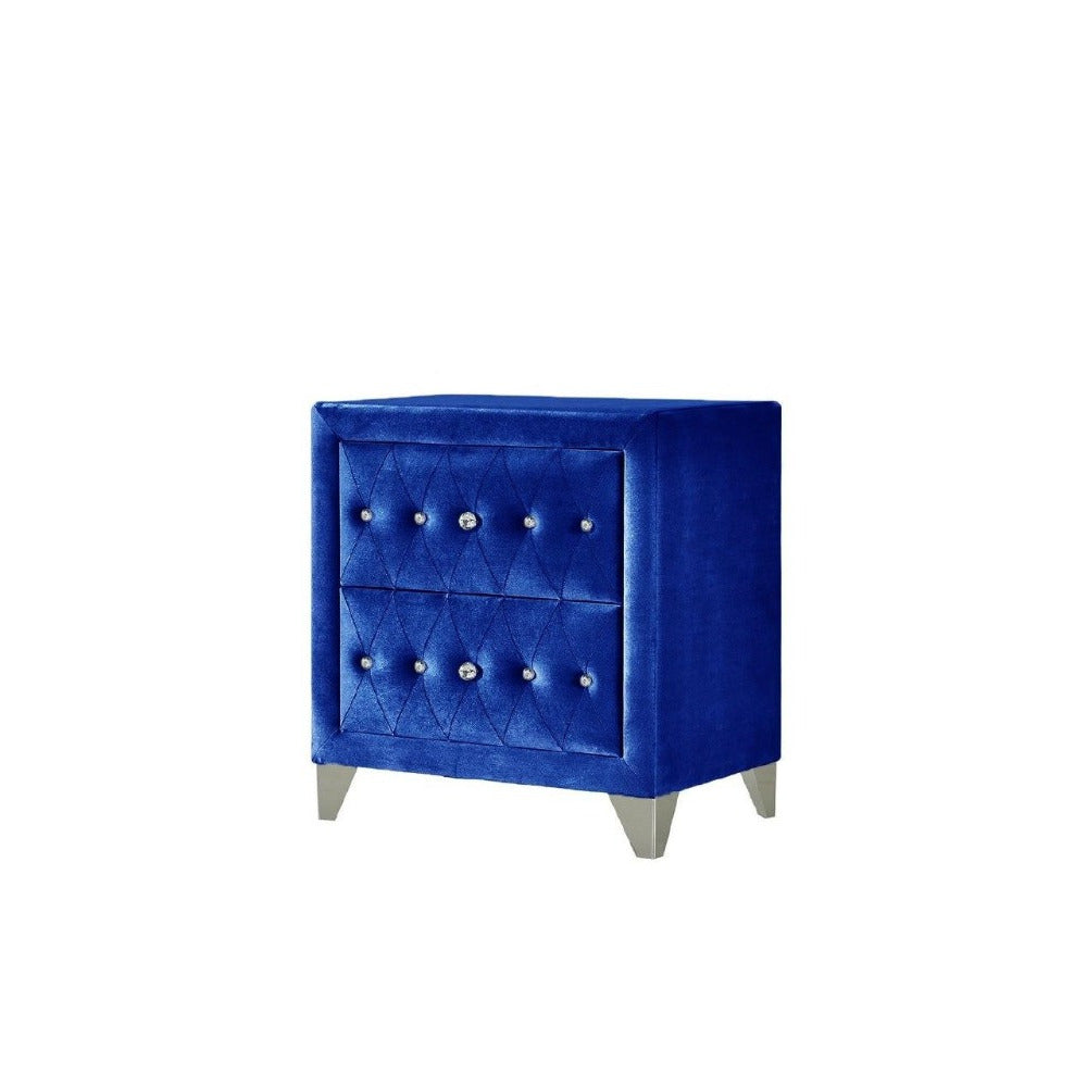 Dante Channel-Tufted Velvet Bedroom Collection