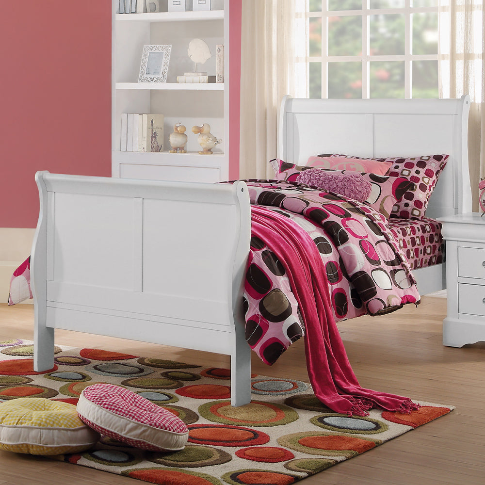 Louis Philippe III Sleigh Bed