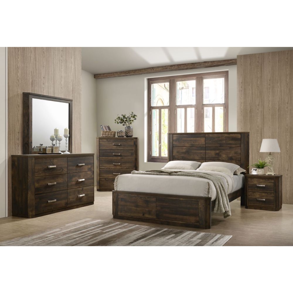 Elettra Grooved Panel & Storage Bedroom Collection