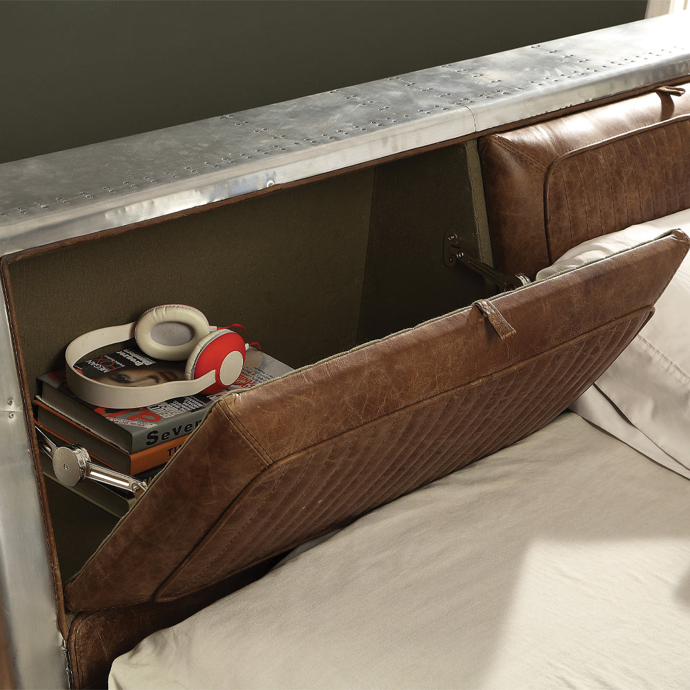 Brancaster Top Grain Leather Bedroom Collection