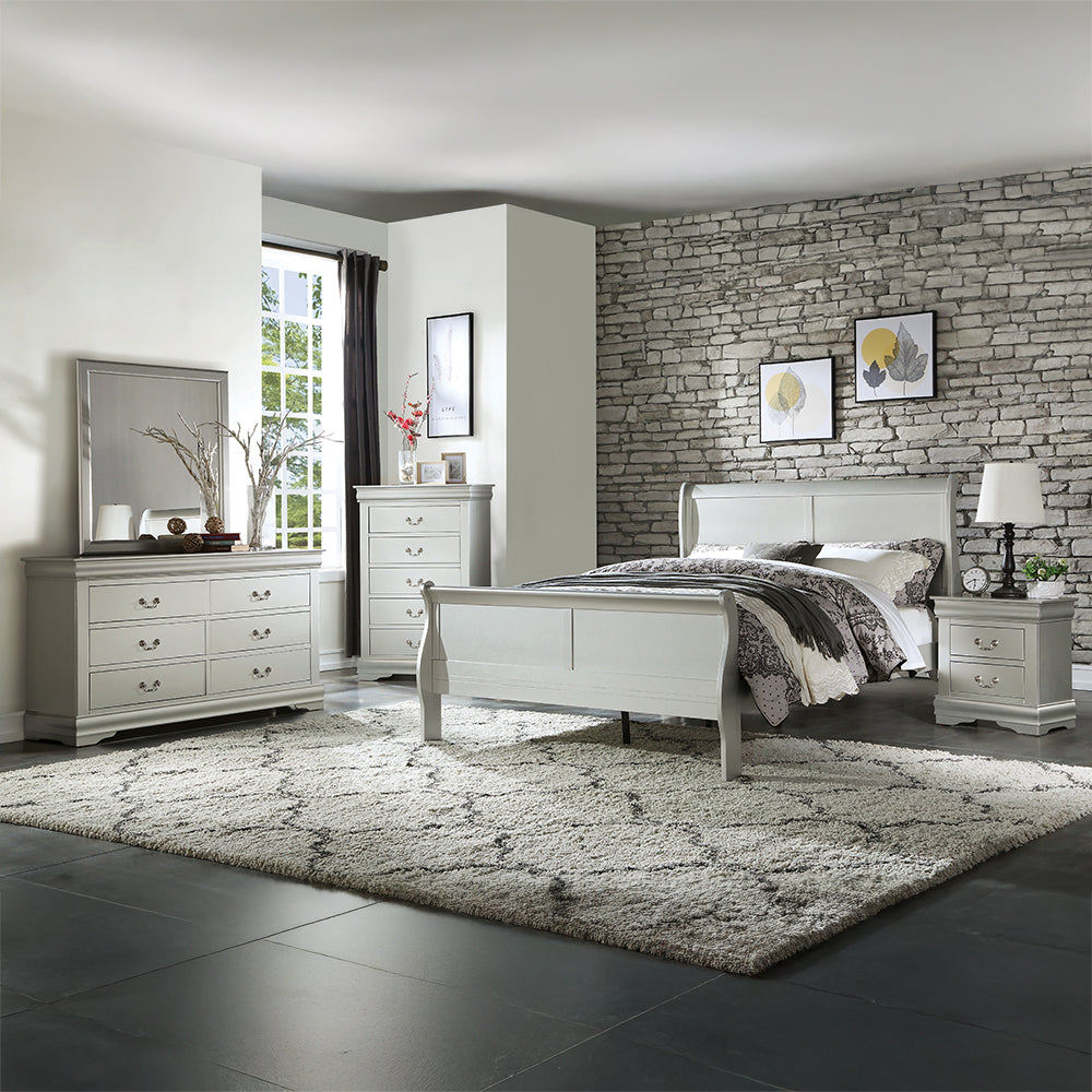 Louis Philippe Twin Sleigh Bed