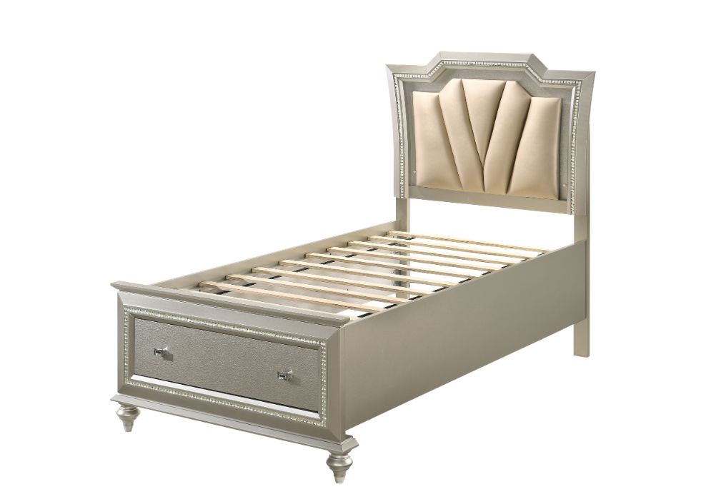 Kaitlyn Glam LED Youth Bed