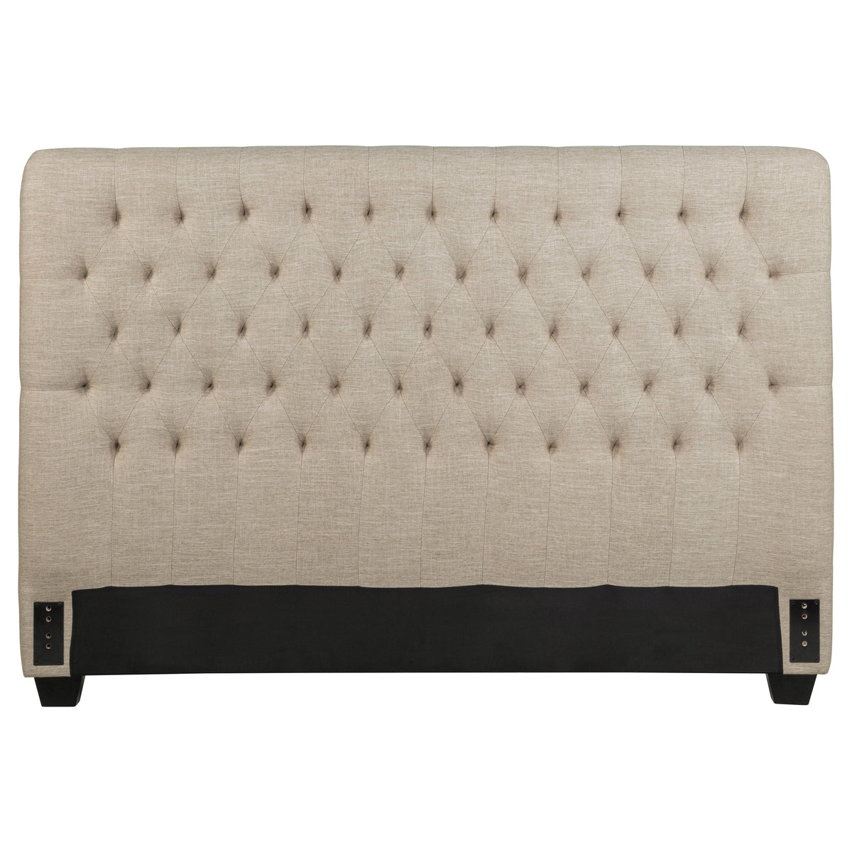 Chloe Button-Tufted Upholstered Bed or Headboard - Queen