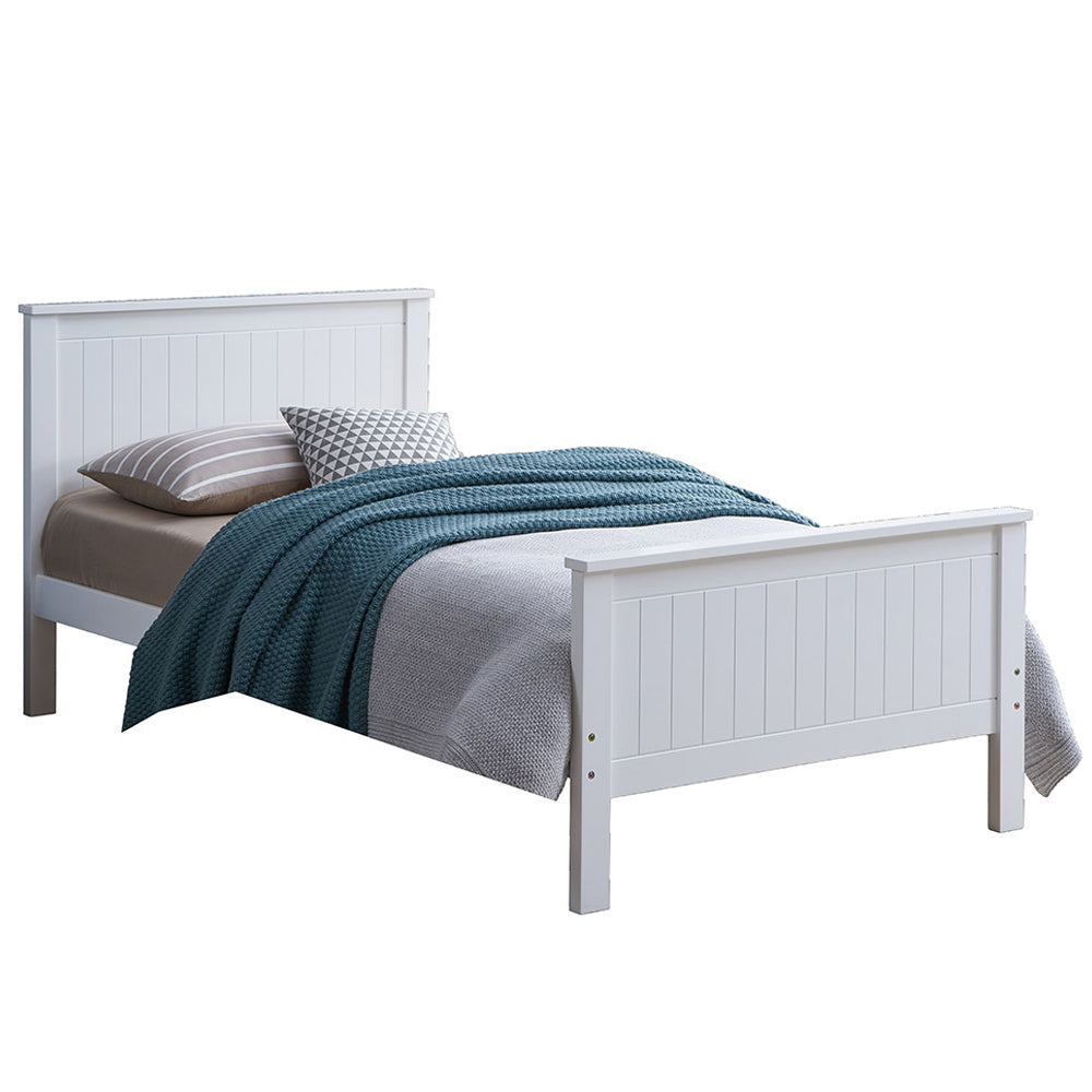 Bungalow Beadboard Twin Panel Bed