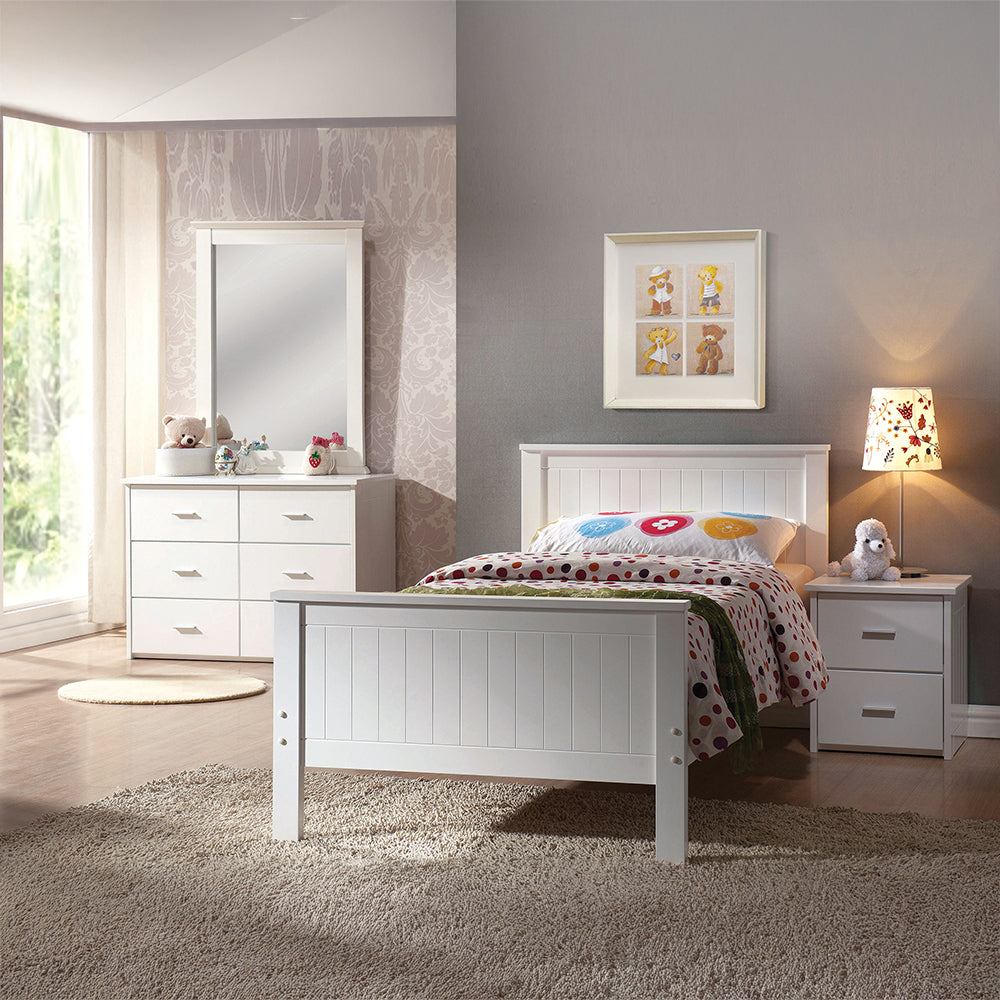 Bungalow Beadboard Twin Panel Bed