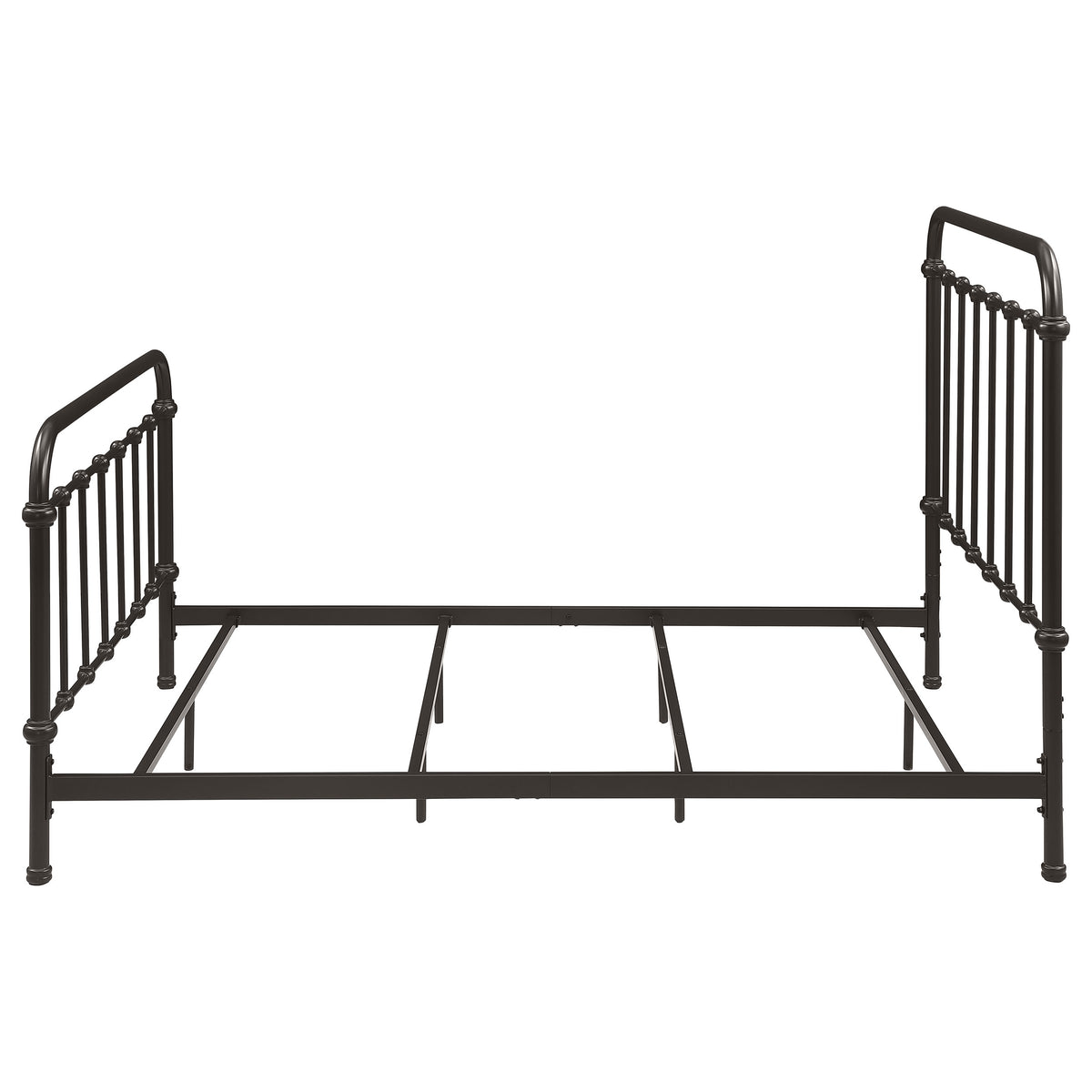 Livingston Metal Spindle Bed & Daybed with Trundle - Farmhouse Dark Bronze, Twin to Eastern King