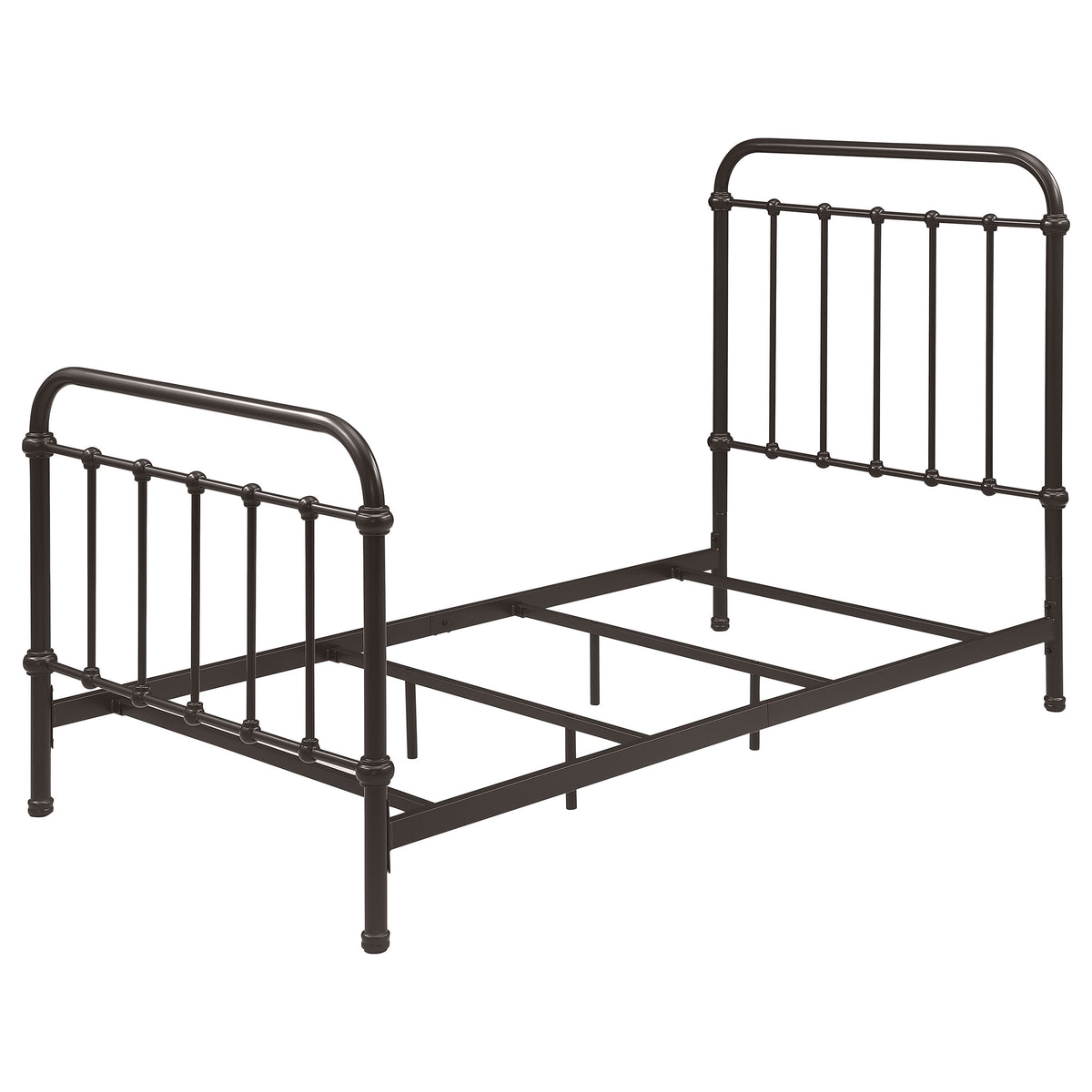 Livingston Metal Spindle Bed & Daybed with Trundle - Farmhouse Dark Bronze, Twin to Eastern King – view 12