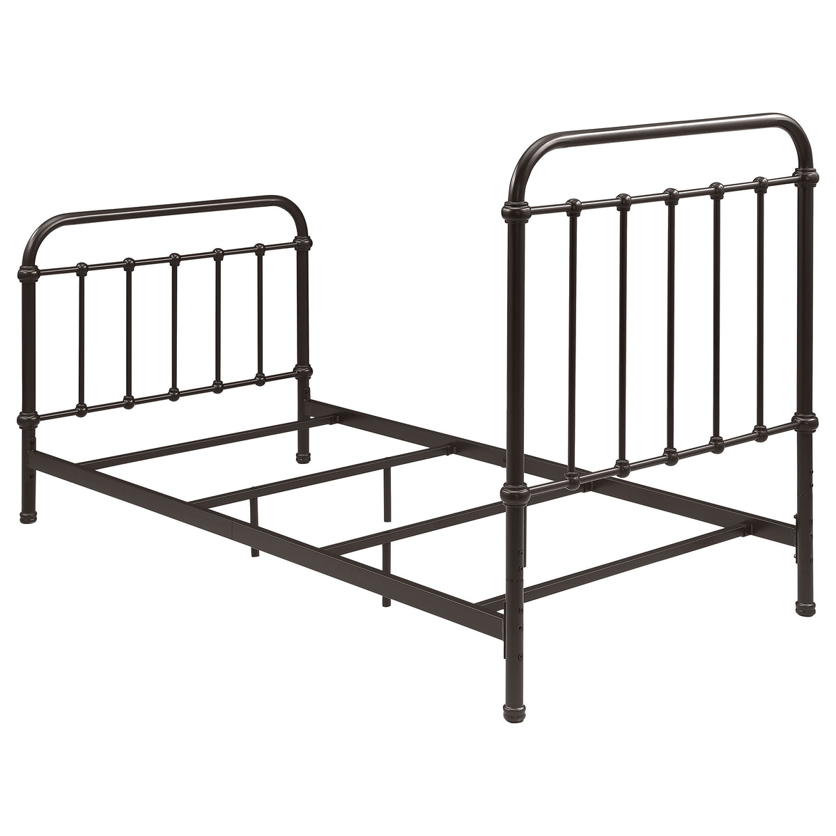 Livingston Metal Spindle Bed & Daybed with Trundle - Farmhouse Dark Bronze, Twin to Eastern King – view 14
