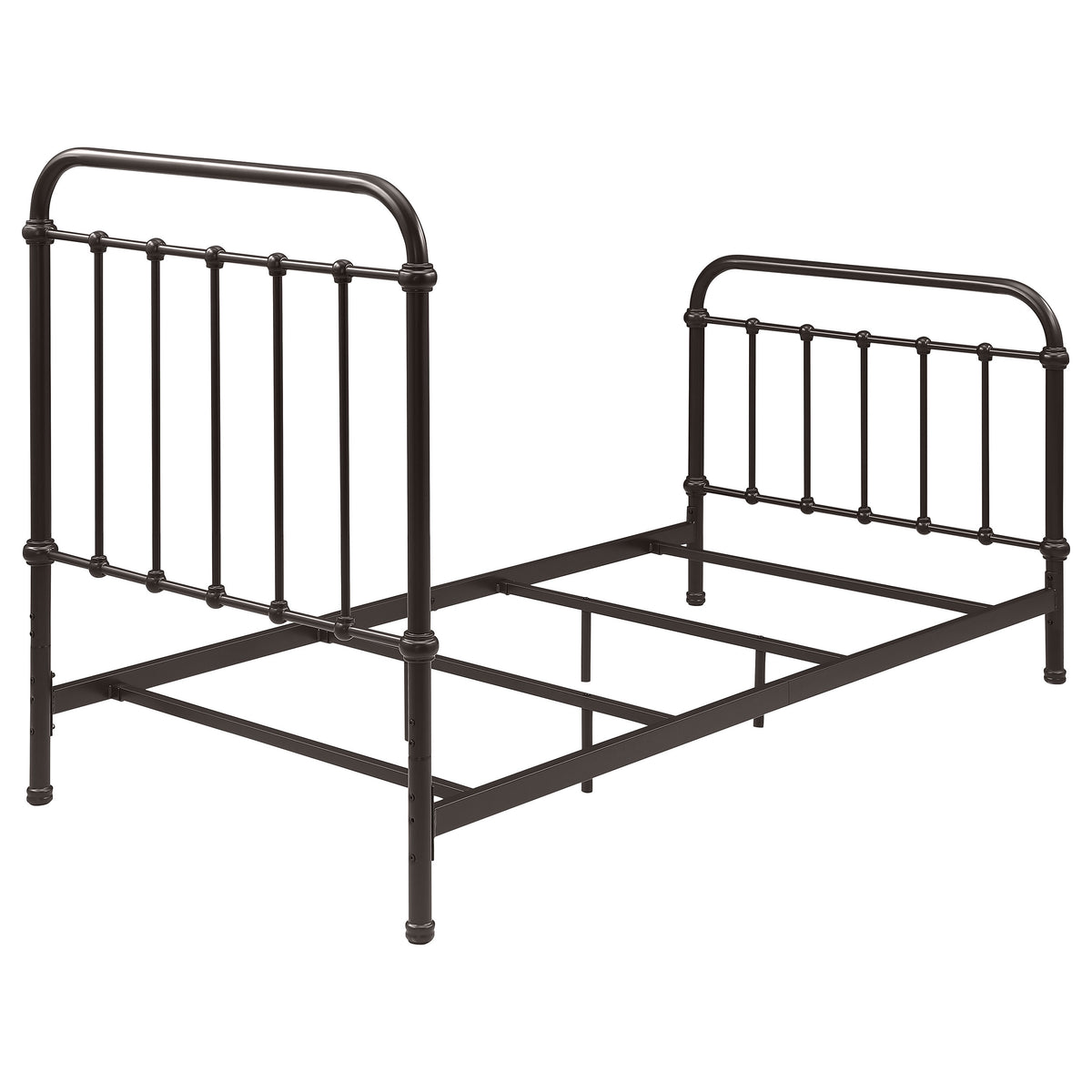 Livingston Metal Spindle Bed & Daybed with Trundle - Farmhouse Dark Bronze, Twin to Eastern King – view 15