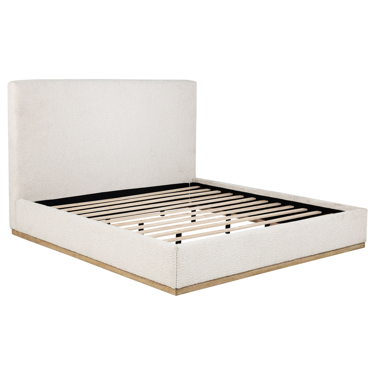 Knox Upholstered Platform Bed with Extra-High Headboard - Eastern King