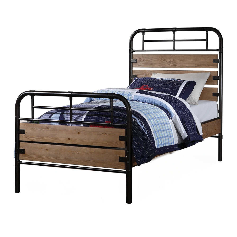Adams Twin Panel Bed & Nightstand
