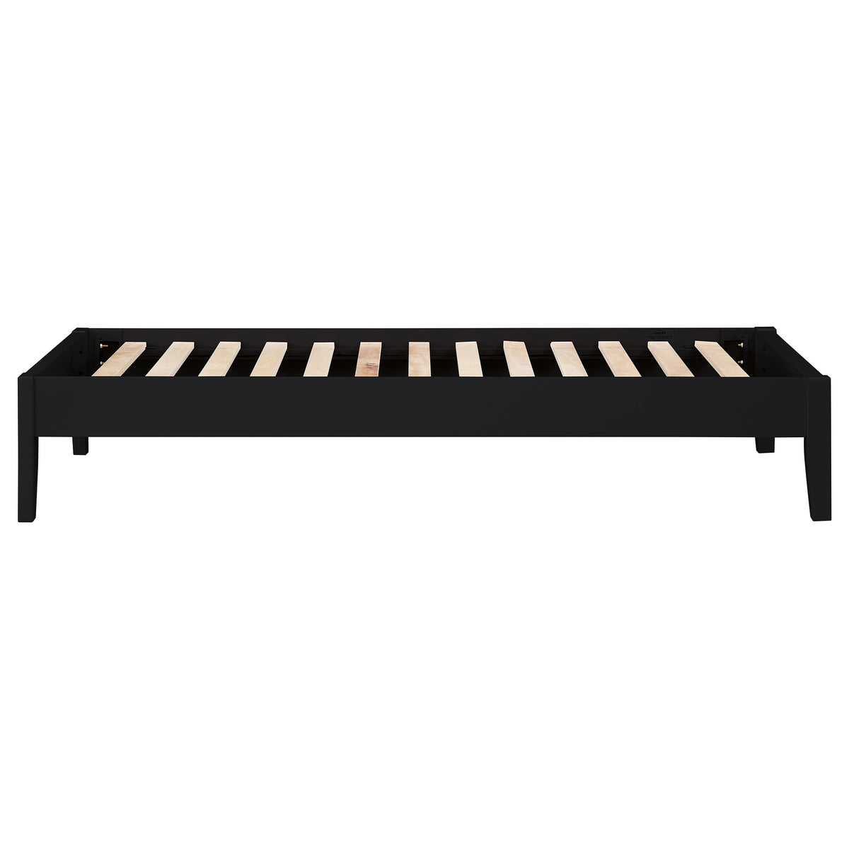 Hounslow Universal Platform Bed Frame - Fully Slatted, No Foundation Needed, Black, Twin to California King – view 10