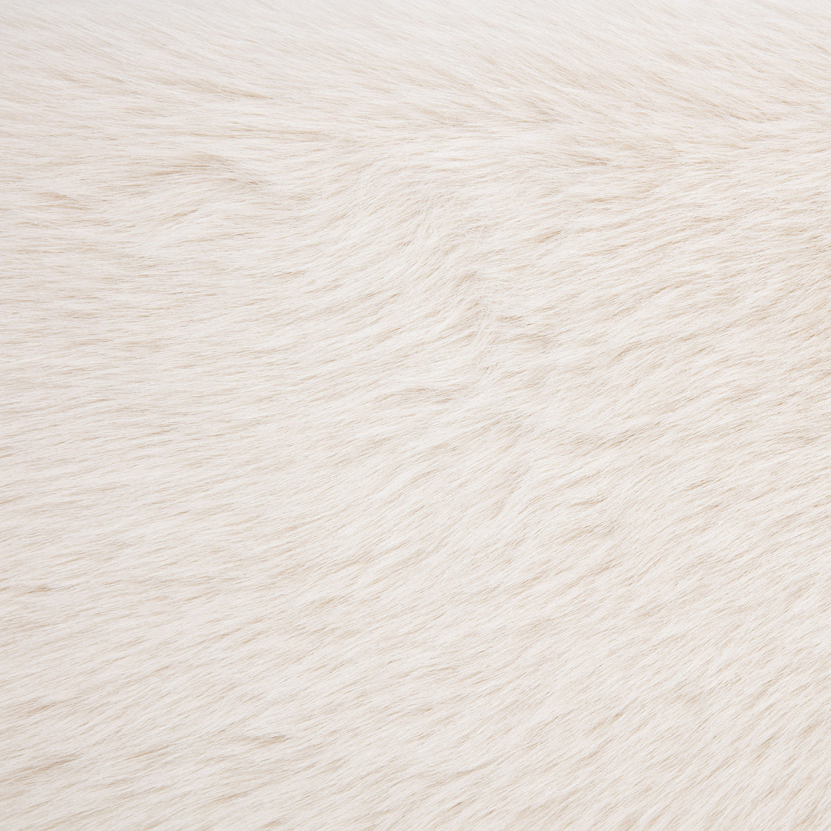 Rebecca Faux Fur Upholstered Panel Bed - Plush Cream Padded Headboard, Queen to California King โ view 10