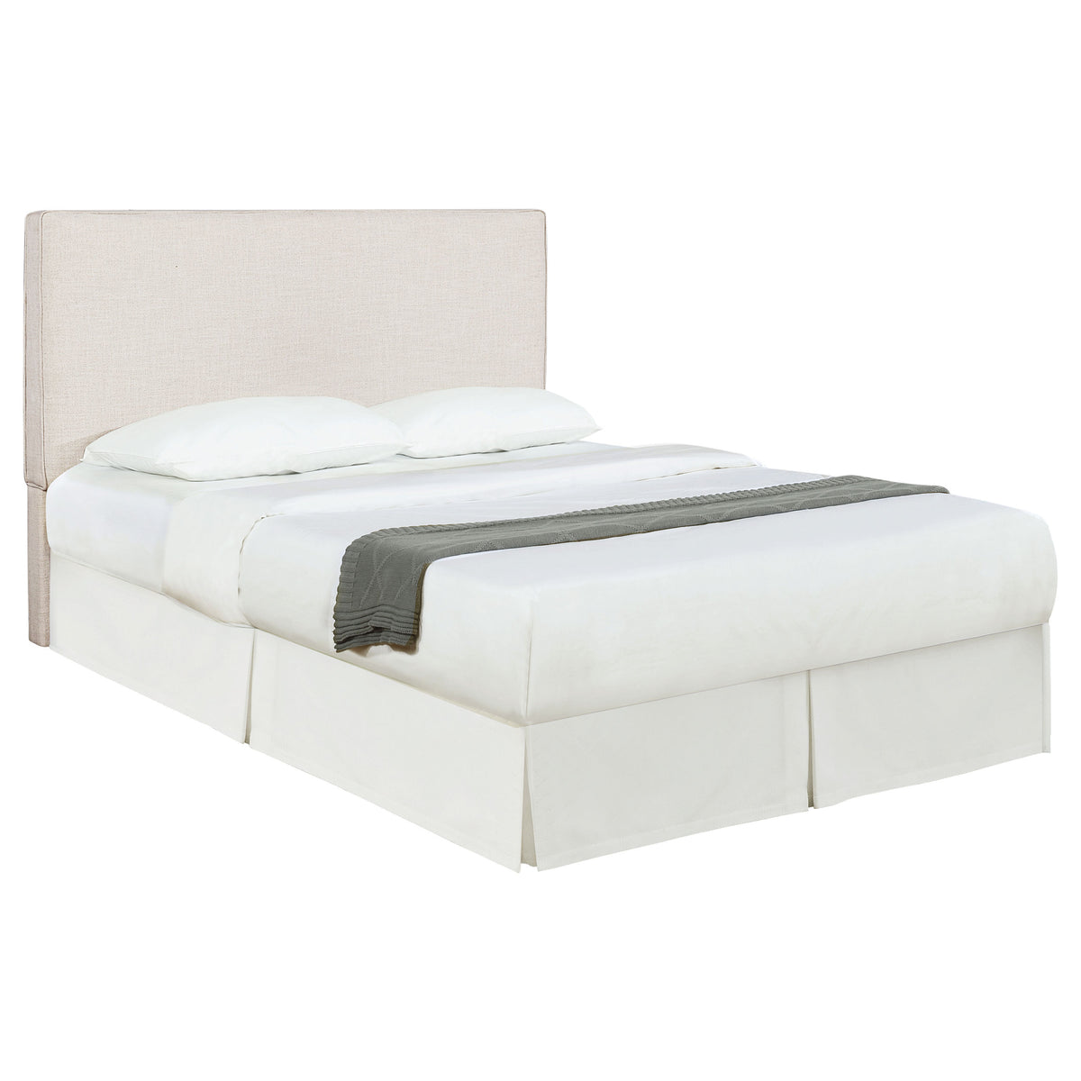 Kosmo Upholstered Panel Headboard with Self-Welt Trim - Eastern King / California King