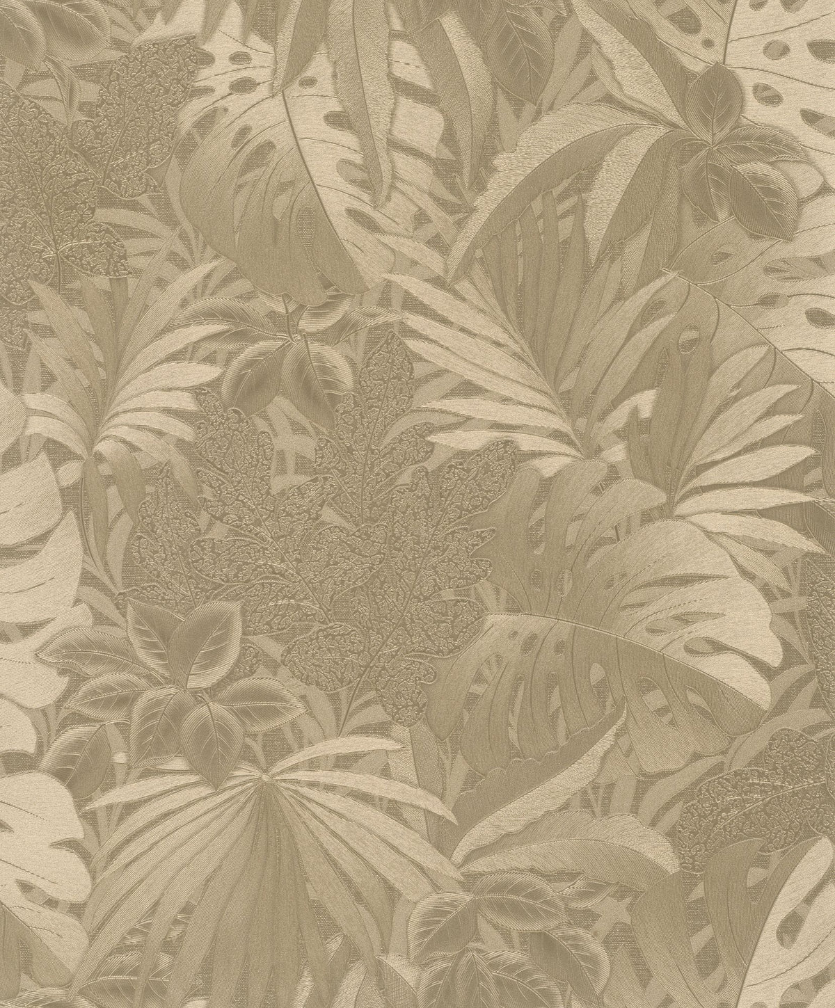 Galerie Eden Metallic Jungle Leaves Wallpaper