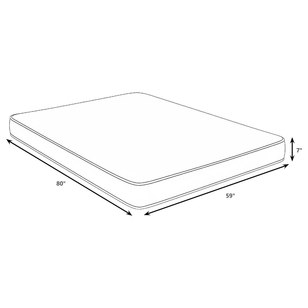 Kenyon 7" Firm Foam Mattress - Quilted Bamboo Blend Cover, Made in USA, Twin to Queen – view 16