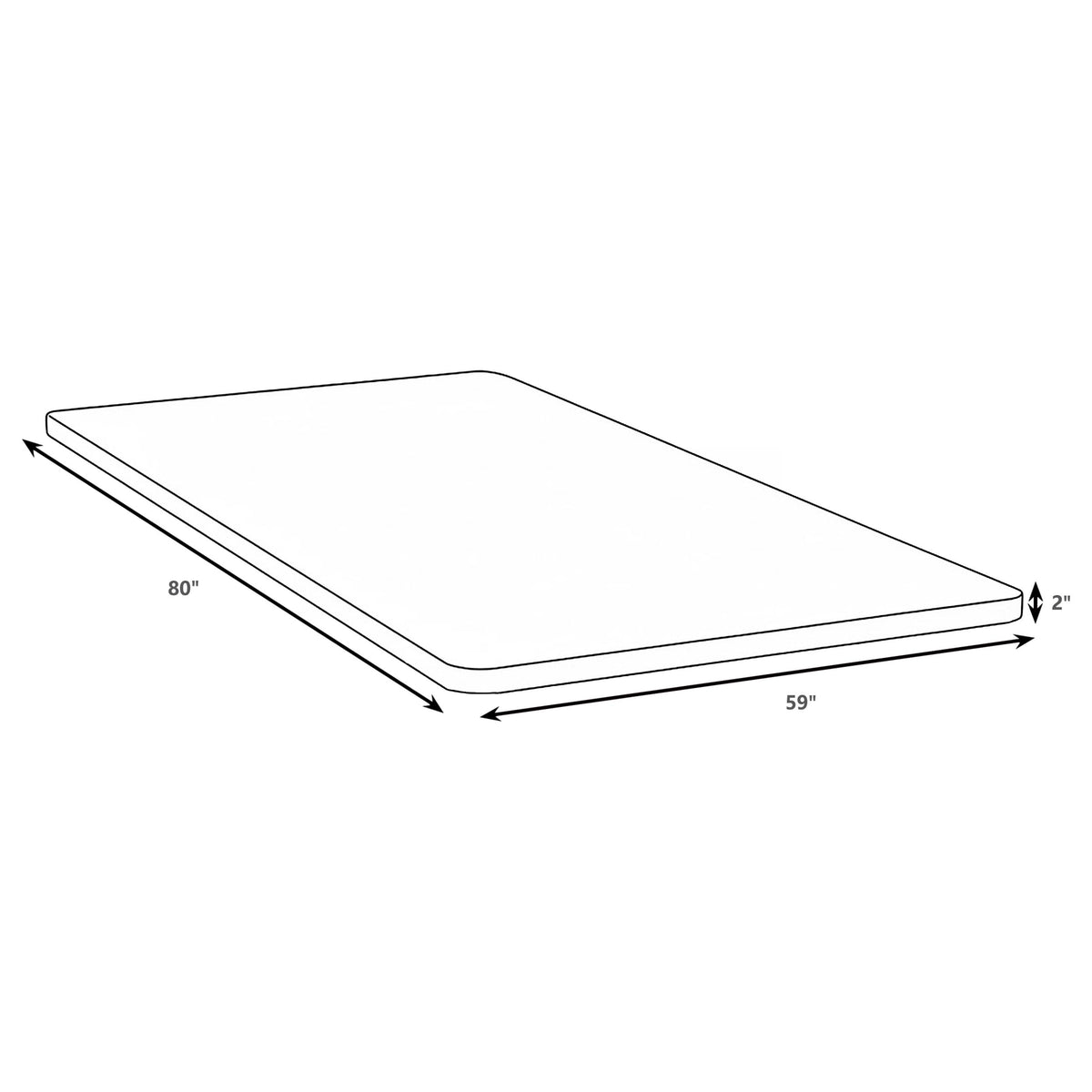 Eckard Upholstered Bunkie Board Foundation - Low-Profile 2" Mattress Support in Grey, Twin to Queen – view 8