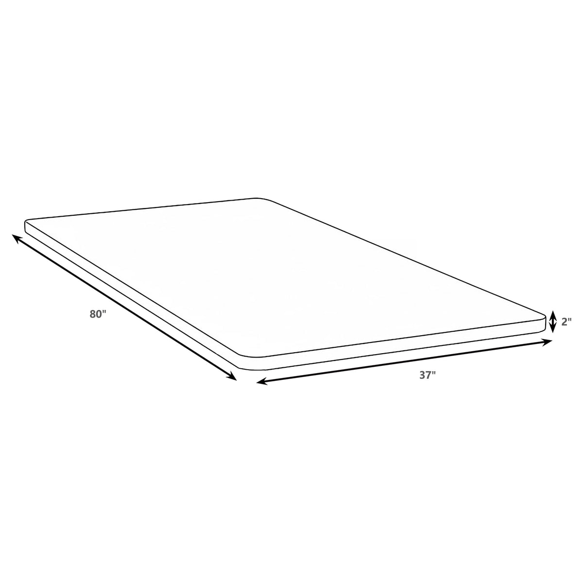 Eckard Upholstered Bunkie Board Foundation - Low-Profile 2" Mattress Support in Grey, Twin to Queen – view 6