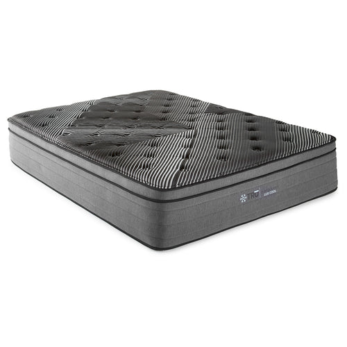 Montlake 15" Cool Euro Top Hybrid Mattress - Infused Memory Foam & Wrapped Coils, Made in USA, Twin to California King