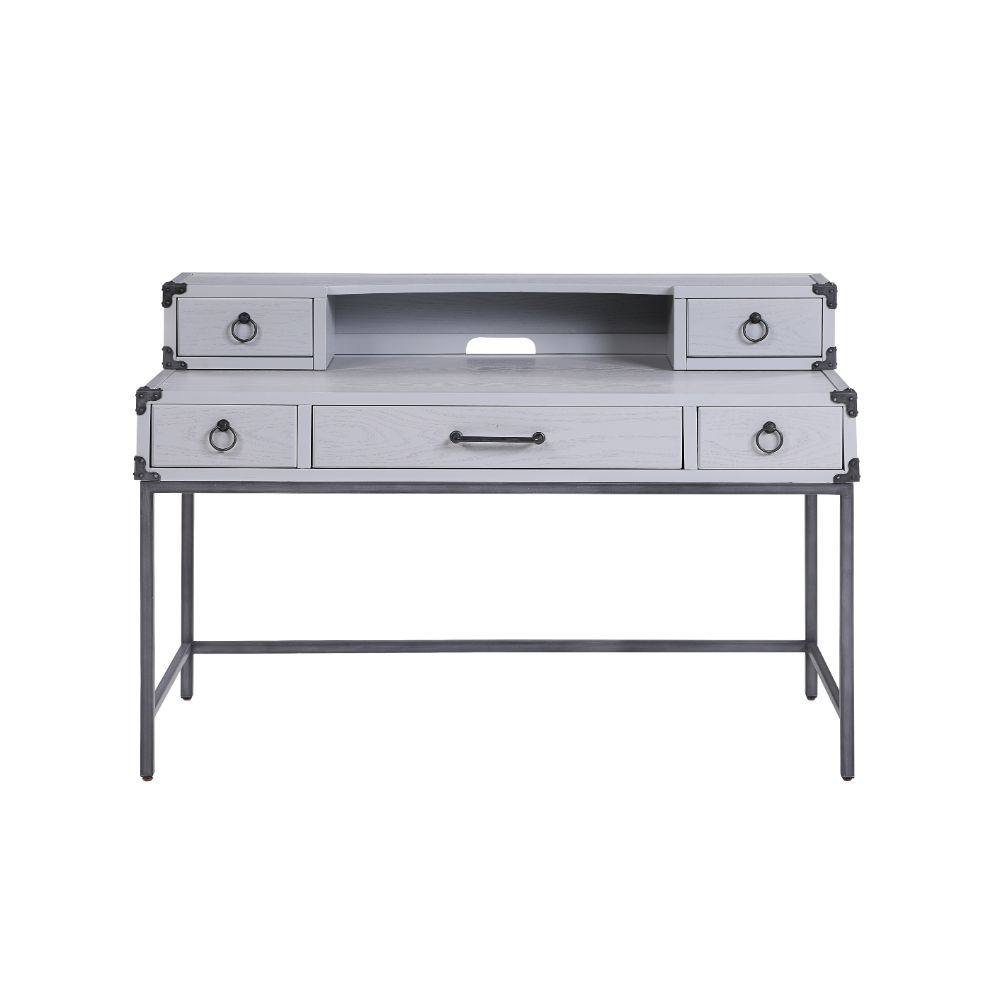 Orchest Industrial Writing Desk & Hutch