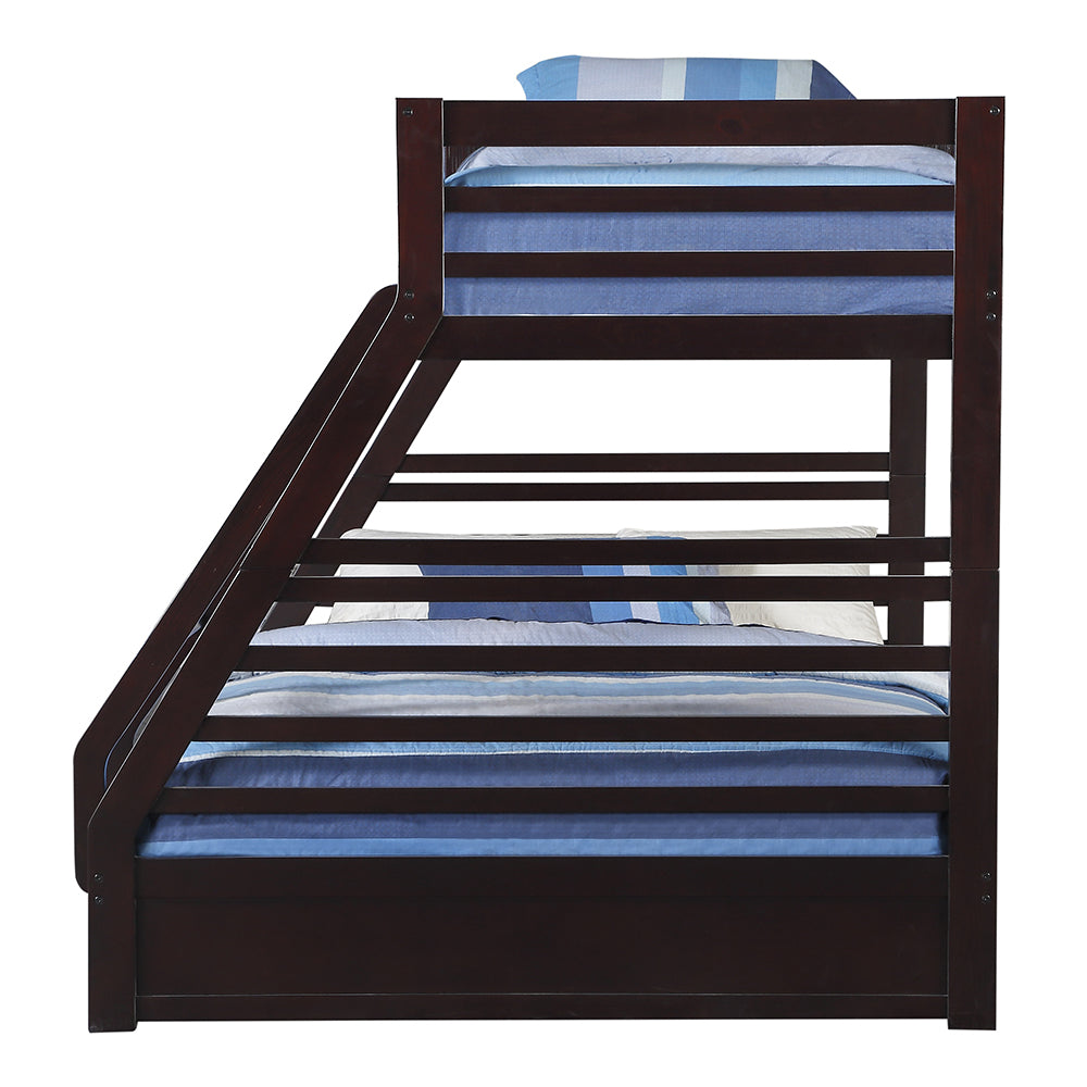 Jason Twin XL over Queen Bunk Bed with 2 Storage Drawers