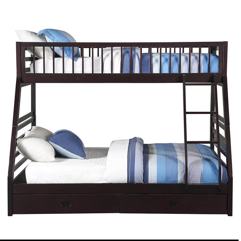 Jason Twin XL over Queen Bunk Bed with 2 Storage Drawers