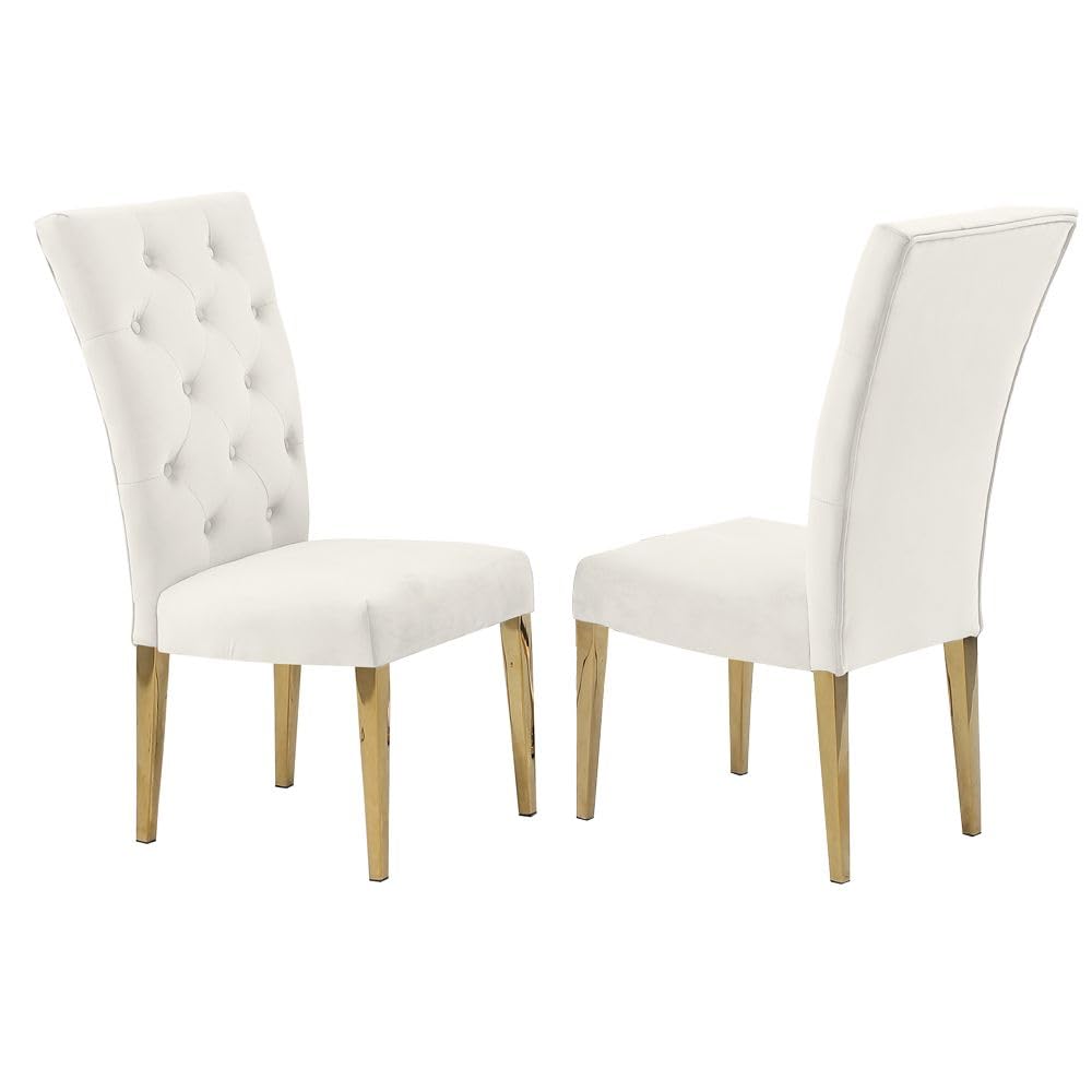 Lexington Modern Velvet Upholstered Dining Side Chairs