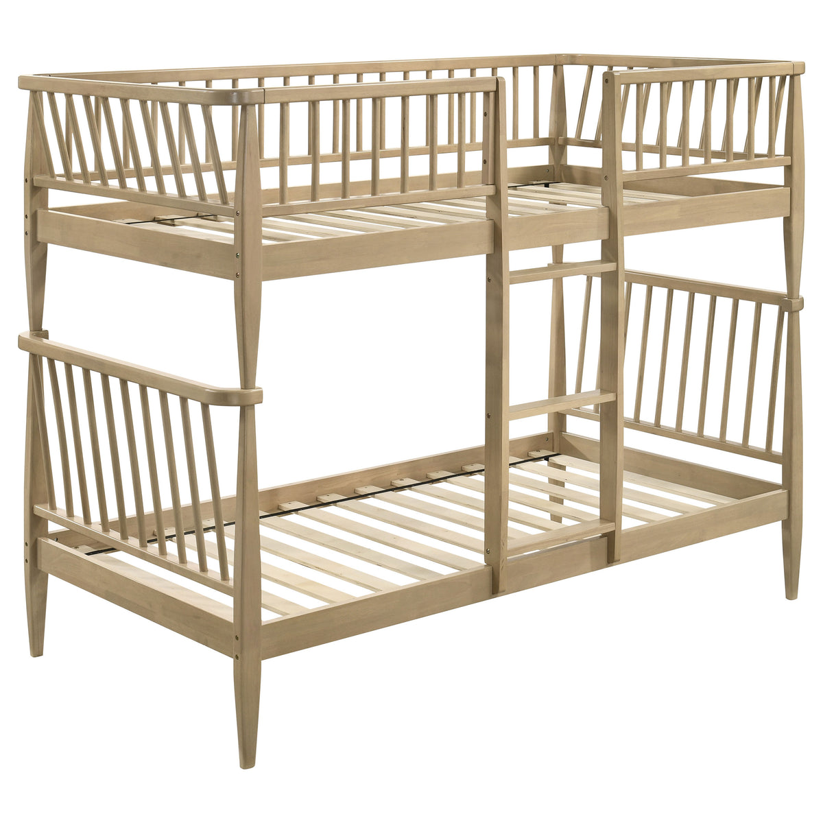 Abram Windsor Twin Over Twin Bunk Bed - Almond